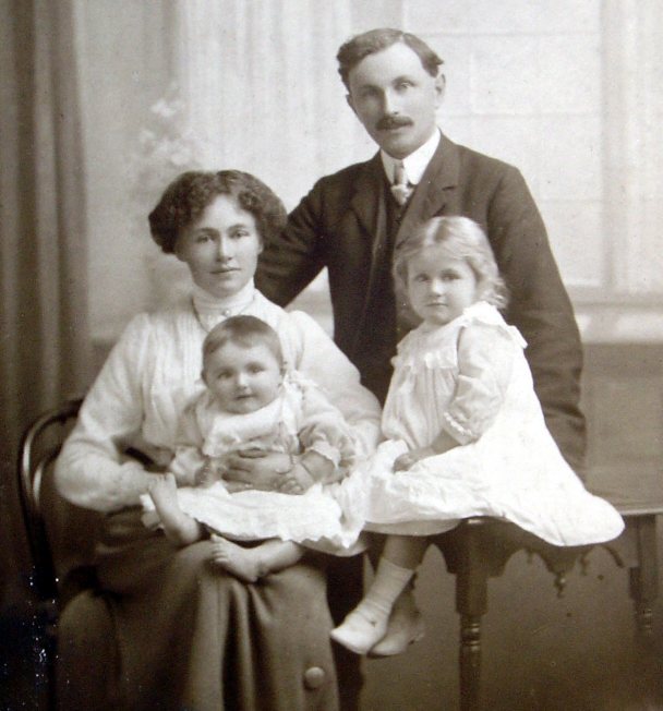 William, his wife Rose, Florence and Constance